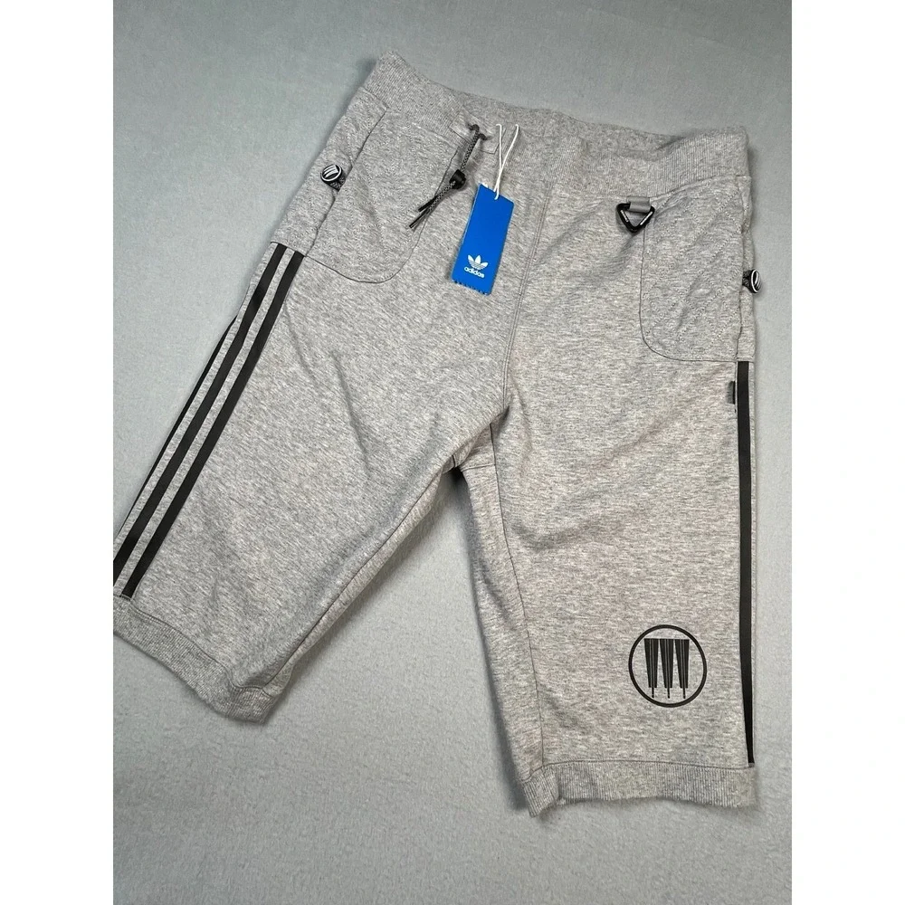 Adidas x Neighborhood Deadstock NH Riders Track Shorts Grey‎ Mens Size S CD7735